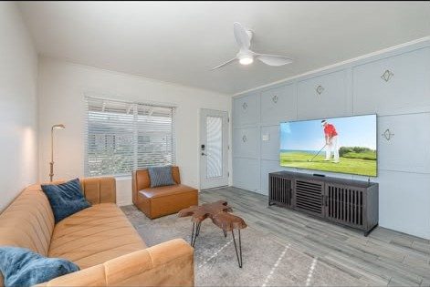 Suite living room with custom millwork at Second Sunrise Recovery